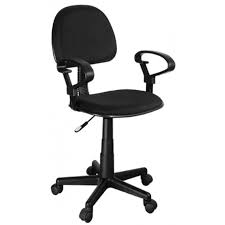 Computer Chair w/ Arm Rest (Black)